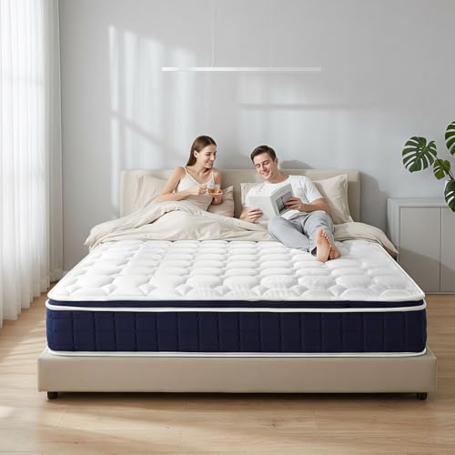 EDIMENS Matratze 180x200cm Taschenfederkern Matratze, H5 Mittelfest - Mit Komfortschaum Atmungsaktivem, 25 cm Höhe - 100 Nächte Probeschlafen - Für Boxspringbett, Polsterbett & Gästebett