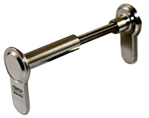 BKS Ikon Blindzylinder, verstellbar/variabel, 47 bis 120 mm, Sicherheitsschloss, Metall, Silber, Schloss