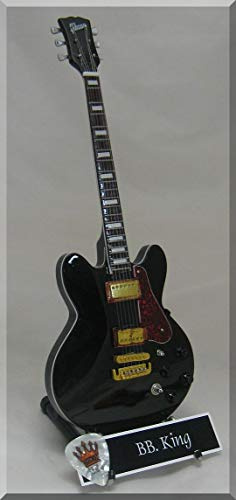 BB KING Miniatur Gitarre Lucille mit Plektrum
