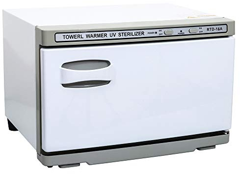 Sinobay 16L Handtuchwärmer Kosmetik Kompressen Towel Handtuch Wärmer | Handtuch Hot Cabinet UV-Licht Sterilisator Friseursalon Kosmetikstudio, Grosses Volumen