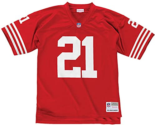 Mitchell & Ness NFL Legacy Jersey - San Francisco 49ERS - Deion Sanders #21, Red - XL