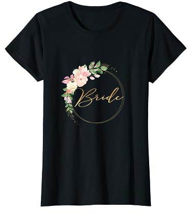 JGA Junggesellinnenabschied Team Bride Blumenkranz T-Shirt