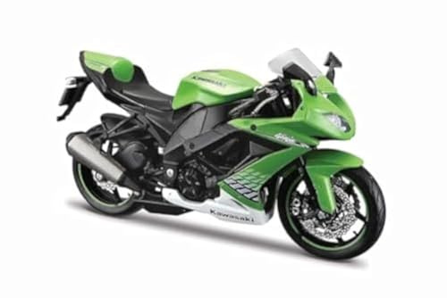 Maisto M32709 1:12 Kawasaki Ninja ZX-10R motorcykel skala-otroligt detaljerad formgjuten kopia samlarobjekt motorcykel, röd