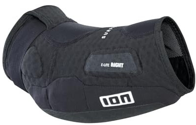 ION E-Lite Fahrrad Ellbogenschoner schwarz 2025: Größe: XL