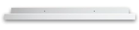 artissimo PE6568-BL Bilderleiste Weiß 70cm MDF tauchlackiert Bilderregal Wandregal Wandboard Regal für Bilder Fotos Bücher Rahmen