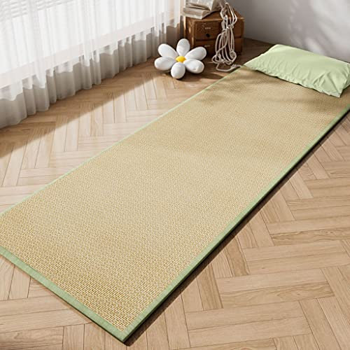 VISEKA Japanisch Tatami-Matte Rattan Schlafmatte Atmungsaktiv rutschfest Krabbelmatten Schlafzimmer Memory-Schaum Futon-Matratze für Heimschlafsaal (Color : Style4, Size : 70x200cm)