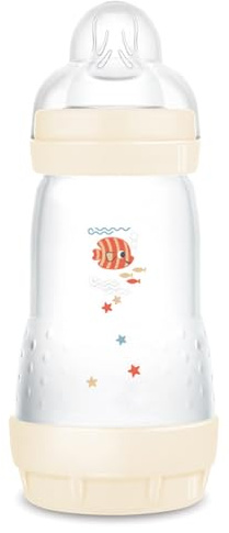 MAM Biberon Easy Start/Anti-Colique - 260ml - Coton - Tétine Débit 2