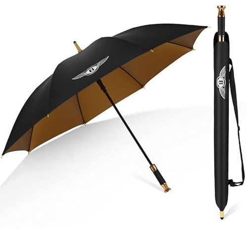 BOJOUL Auto Ombrello Automatico Portatile per Bentley Continental Antivento Pieghevole Compatto Resistente Leggero Accessori