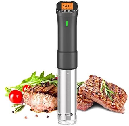 Barbecue Thermometer Vacuum Sous Vide Cooker Immersion Circulator Accurate Cooking WI-FI Control 1000W Heater Accurate Temperature (Color : ISV-200W)