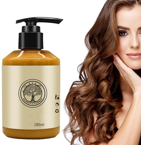 Peinado de Larga Duración Volumen Marroquí Elasticidad Hidratante, Crema Voluminizadora Para El Cabello, Crema Voluminizadora Para El Cabello Rizado, para Brillo, Hidratación y Vitalidad Styling