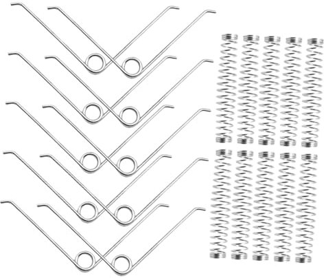 CIYODO 20stücke Gartenscheren Ersatzfedern V-förmige Druckfedern Aus Edelstahl Kompakte Prunerspannfedern Installieren Robustes Metall Passend Für Baumschere Und Astschere Zubehör