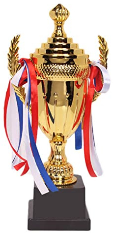 Grande Coppa Trofeo - Trofeo della Vittoria Classica, Coppa del Vincitore | Elegante Coppa del trofeo d'oro, del campionato, trofeo di evento sportivo, trofeo di celebrazione, troppo