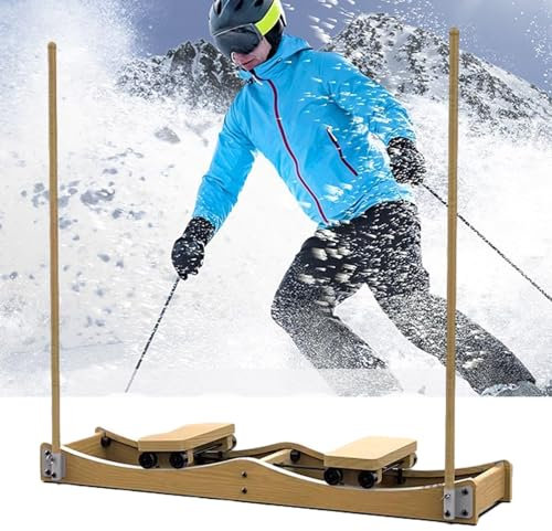 MaGiLL Thigh Master/Ski-Trainingsgerät, Krafttrainer für dünne Beine aus Holz, Fitness-Hüfttrainingsgerät, Beckenbodentrainer