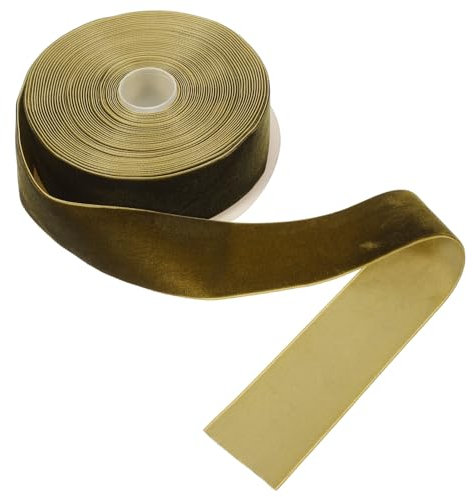 SEWACC 2 Rollen Samtgewebe Weihnachtsband Schneidbares Geschenkband Für Geschenkband Selber Machen Vorhandenen Bogen Blumensträuße, Die Einwickeln Weihnachtsbaumband Nylon
