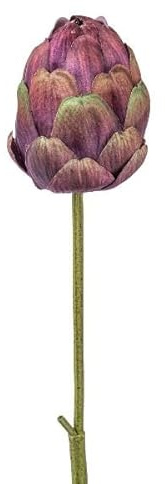 artplants.de Deko Gemüse Artischocke BABBYS, aubergine, 85cm | Künstliches Gemüse