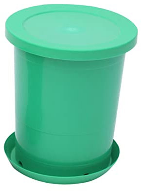 BESPORTBLE 1Set Vegetable Sprout Jar Plastic Hydroponics Sprouting Container with Double Barrel Design for Home Gardening Balcony and Malls Easy to Clean Light Resistant Moisture