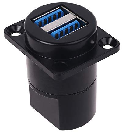 Prise USB 3.0 en métal de type D femelle vers connecteur panneau de montage adaptateur vers connecteur adaptateur de prise adaptateur de prise à souder cordon de seau de câble queue de cochon panneau