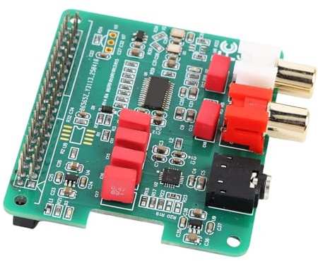 HiFi DAC Hat, Soundkarten-Erweiterungsplatine mit 40-poligem Anschluss für 3B Pi 4, 384 kHz 32 Bit, für Musikbegeisterte