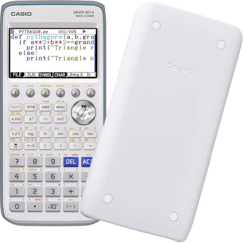 Casio Graph 90+E Calculatrice Graphique avec Python