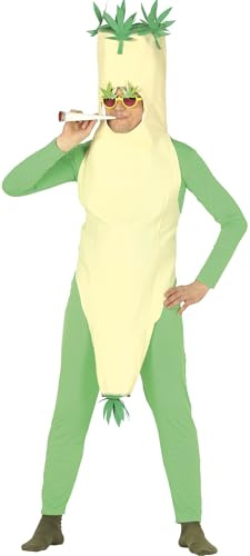 GUIRCA Costume Adulto Porro T/52-54, Multicolore, L, 1