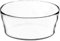 KADAX Cuenco de cristal, ensaladera, cuenco redondo de cristal, 19 cm de diámetro, cuenco profundo para frutas, ensaladas, dulces, frutero apilable, cuenco grande para ensalada, decoración de mesa,