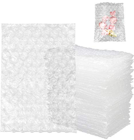 200 Pack 4x6 Inch Bubble Cushion Wrap Bags for Shipping Packing Small Clear Bubble Out Pouches Double Walled Bubble Cushioning Bags for Moving Storage
