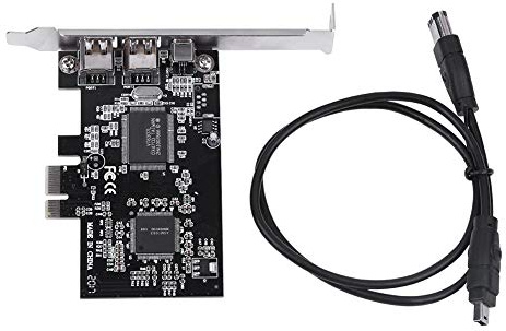 Firewire PCI Express Card, PCI-E PCI Express Firewire 1394a IEEE 1394 Controller Card, with Firewire Cable, Firewire Port Cards, for Video, Audio Transmission, Industrial cameras, Video cameras