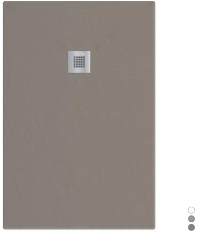 PIATTO DOCCIA MOD. ESTASI RETTANGOLARE Cemento - cm 70 x 80
