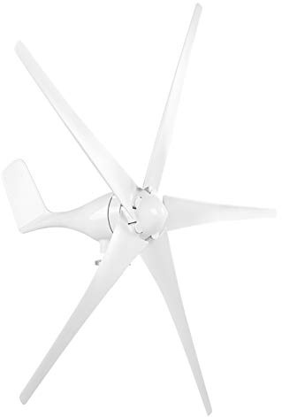 5 blad vindgenerator vindkraftverk set nylonfiberblad 800 W aerogenerator automatisk justering av vindriktningsvinkel (24 V)