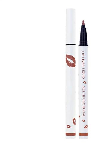 Lipliner-Stift, Flüssiger, Matter Lippenmarker-Tönung, Wasserfester, Langlebiger, Mattierter Lipgloss-Stift, Lippenstift Für Frauen, Hochpigmentiert Und Geschmeidig, Konturieren Sie Ihre Lippen