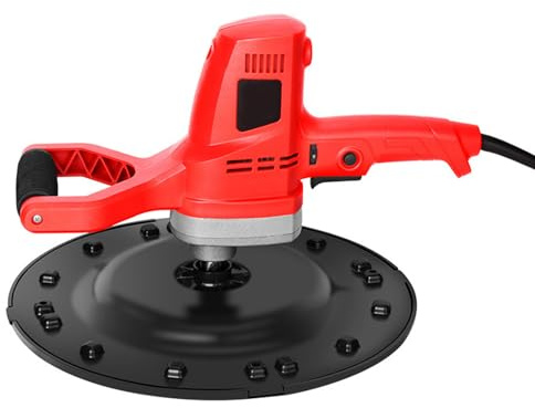 TDSYOCG 1280W Ponceuse à Placo Murale Electrique, Truelle à Mortier de Ciment Béton et 6 Vitesses Ajustables 40-300 TR/Min, Machine de Lissage et Polissage des Murs pour Construction Industrielle