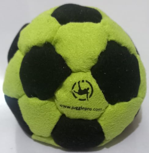 Juggle Pro Footbag Hacky Sack 32 Panel – Skill – Hacky Sack Ball in Ultra Suede (Amara), riempito con pallet in plastica EPS rinforzato cucito a mano