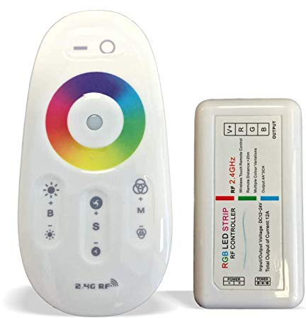 LED Strip RGB Controller 12/24V Premium 2.4GHZ + RF Touch Remote Fernbedinung