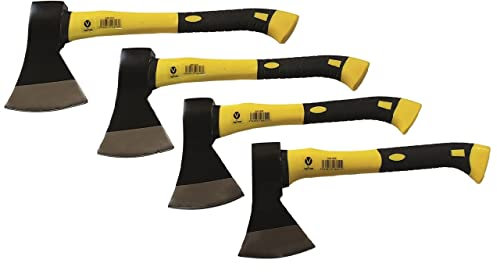 Beil Spaltaxt Axt 600 800 1000 1250 g Fiberglasstiel 4 tlg Set Holz