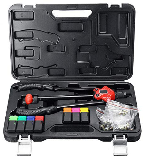 14 ''Nietmutternzange, Nietzange-Set, Nietmaschine, M3, M4, M5, M6, M8, M10, M12 Nietmuttern, 35,5Cm Gewinde Griff Für 2-3Mm Dicke Stahlbleche, Inkl. 7 St. Chrom-Molybdän-Stahl Dorne