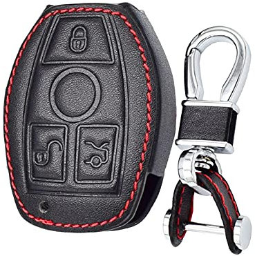 VIdisp Autoschlüsseletui, passend für Mercedes-Benz W203 W204 W211 CLK C180 E200 AMG CES-Klasse