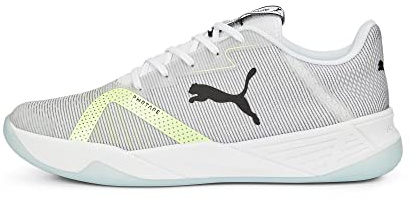 PUMA Unisex Accelerate Turbo Nitro IiIndoor Pumps, Puma White PUMA Schwarz Fizzy Light Nitro Blau, 43 EU