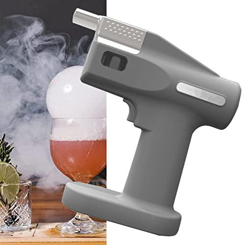 MAYKEA Ordinateur de Poche Pistolet à Fumer Fumoir Alimentaire, pour Fromages, Poisson, Steak, Viande, Barbecue, Portatif Pistolet à Infusion de Fumée pour Cocktail avec Saveurs Fumées Froides