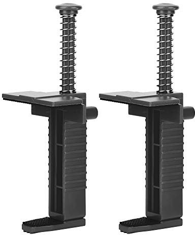 QANYEGN 2 Stück Drahtschublade Maurerwerkzeug, Brick Liner Runner Wire Drawer Set, Nivellierungsmesswerkzeug Halter, Handwerkzeug für Präzises Mauern, Schwarz