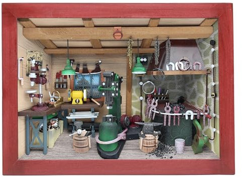 Dorsch 3D Bild aus Holz: Beim Schmied