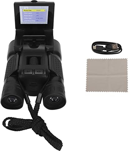 Telecamera Telescopica, Registratore LC Fotocamera Binocolo Digitale per Guardare la Partita di Calcio degli Uccelli D Telescopio LCD da 2,4 Pollici 1080P 5MP Video Foto