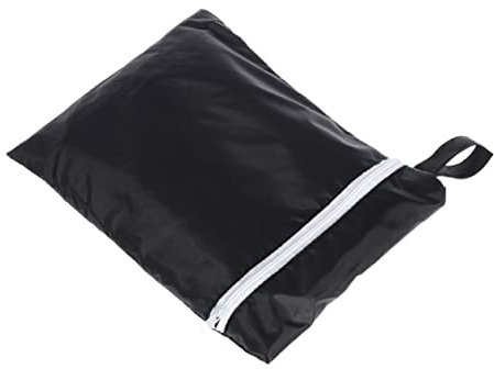 TINEASUR Terrassenschirmhülle Aus Polyester Für Outdoor-regenschirme Schwarz Mit Kordelzug Für Sicheren Halt Gegen Wind Und Umwelteinflüsse