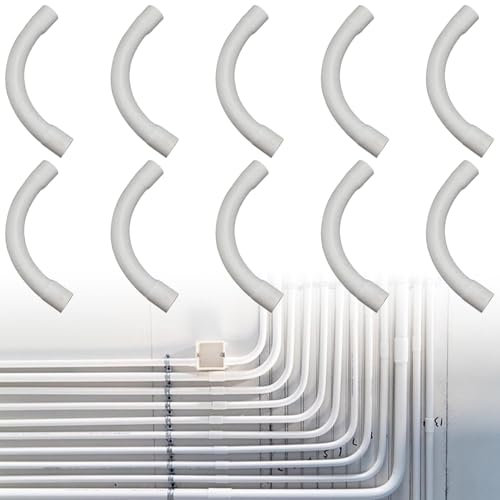 Bavooty Tubo Corrugato 20mm, Gomito a 90° per Tubo Elettrico, 10 PCS