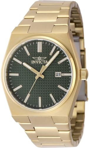 Invicta Speedway 48399 Herren Uhr - Quartz Bewegung - Edelstahl mit grünem Zifferblatt - 40 mm