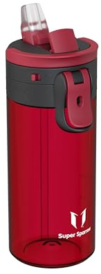 Sparrow Water Bottle - 500ml, 750ml, 1L - One-Tap TouchFlow Water Bottles with Straw - Non-Toxic - BPA Free Tritan Bottles - Leak Proof & Sustainable Drinks Bottle for Sports, Outdoors