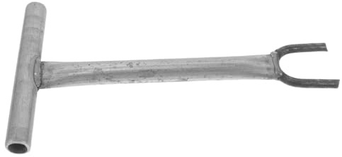 SHINEOFI Llave de Agua Mango en T y Extensión 27 Cm, Herramienta para Cierre de Válvulas 3 Cm Antideslizante para Fontanería y Mantenimiento Doméstico
