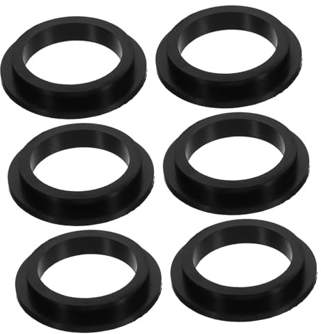 CAXUSD 6piezas Junta De Filtro para Piscina Compatible con Intex Junta De PVC Negra para Motor De Bomba De Piscina Kit De Repuestos para Sistema De Filtración