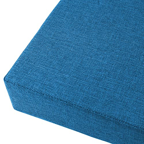 Generico Cuscino Spesso per Panca Blu Navy per Uso Interno ed Esterno a 2/3 posti, Cuscino per Sala da Pranzo da Giardino e Patio 90x40x5 cm, Comodo Cuscino per Sedia Lunga per Una Seduta miglio