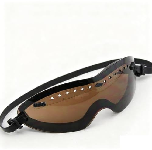 Lätta, Imfria Taktiska Skyddsglasögon Med Justerbar Ventilation, Med Hjälprem For Skyddsglasögon, For Hjälm(Brown Goggles)