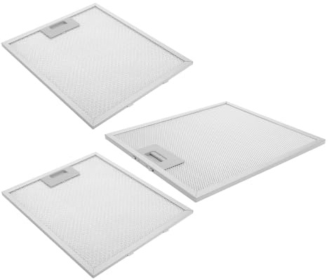 OFFIGAM Fettfilter Dunstabzugshaube aus Aluminium Metallgewebe Universell Kompatibler Küchenabzugshaubenfilter für Herd mit Verbesserter Luftqualität und Langlebigem Metall